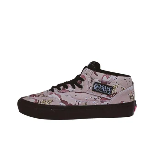 Fucking Awesome X Vans Half Cab Skateboard Shoes Unisex Mid-Top Pink/Black