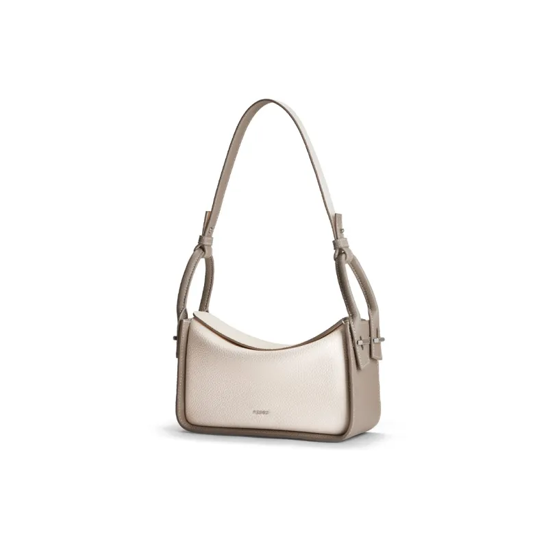 PEDRO Litchi Grain Top Grain Cow Leather Shoulder Bag Women's Multicolor-20