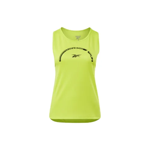 Reebok CYCLED Collection Running Graphic Tank Tank Tops Women's Yellow