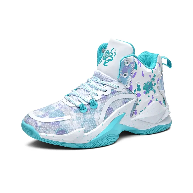 GQWE Durable Breathable Lightweight High-Top Basketball Shoes Unisex-9