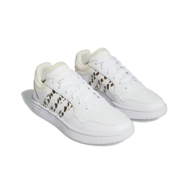 Adidas Hoops 3.0 'White Cheetah' Women's-2