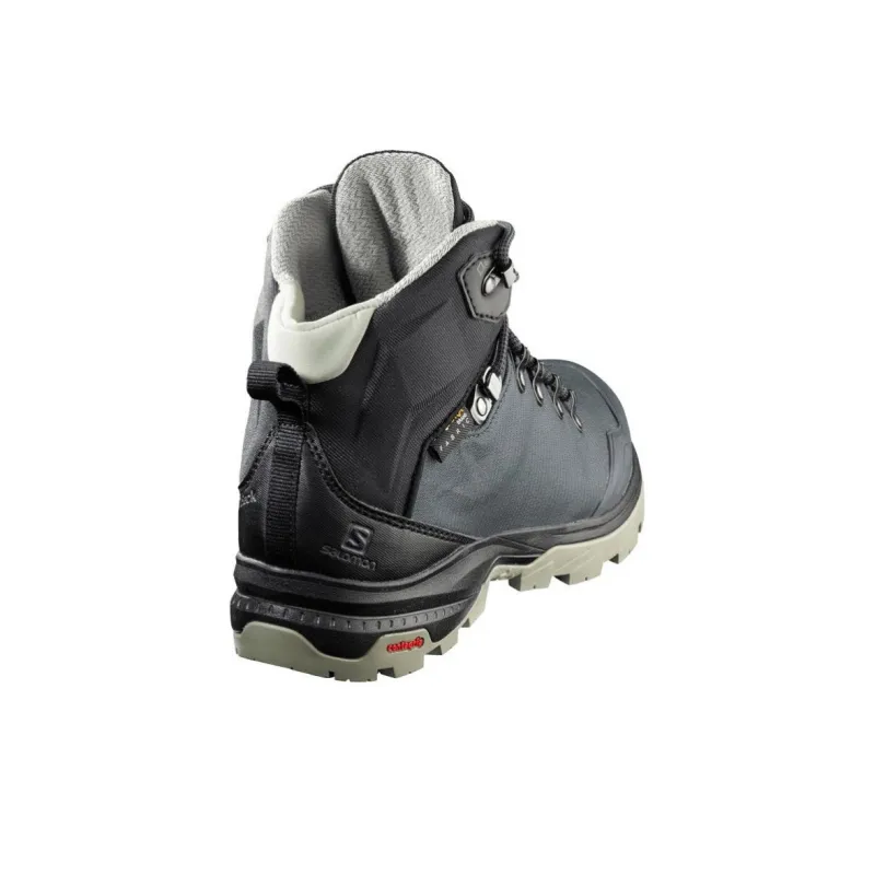 SALOMON Cushioning Wear-Resistant Mid-Top Outdoor Shoes Men's Gray Black-2