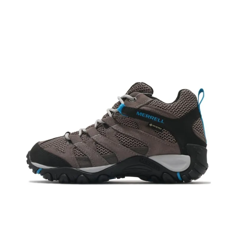 MERRELL Alverstone Mid GTX Anti-Slip Wear-Resistant High-Top Outdoor Shoes Women's Brown-0