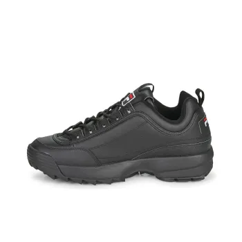 FILA Disruptor Anti Slip Wear Resistant Low Top Casual Shoes Men's Black
