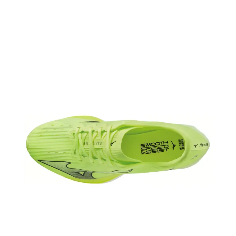 Mizuno Wave Duel Pro Anti Slip Wear Resistant Low Top Running Shoes Unisex Dynamic Neon Green-2