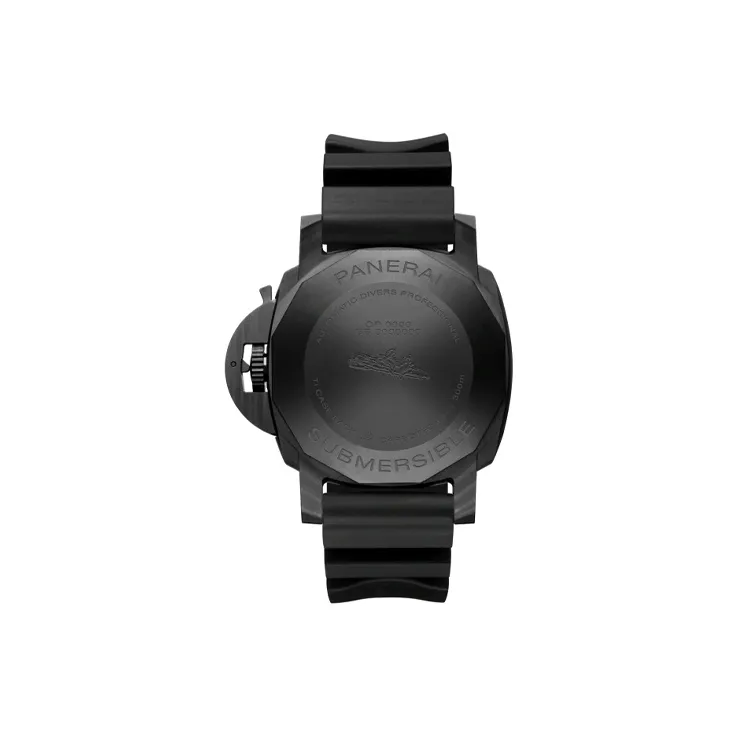PANERAI SUBMERSIBLE Collection Automatic Mechanical Movement Men's Watch 42mm Black Dial Rubber Strap-1