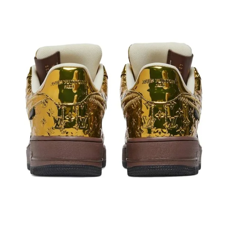 Nike X LOUIS VUITTON Lv Air Force 1 Low 'Gold'-3