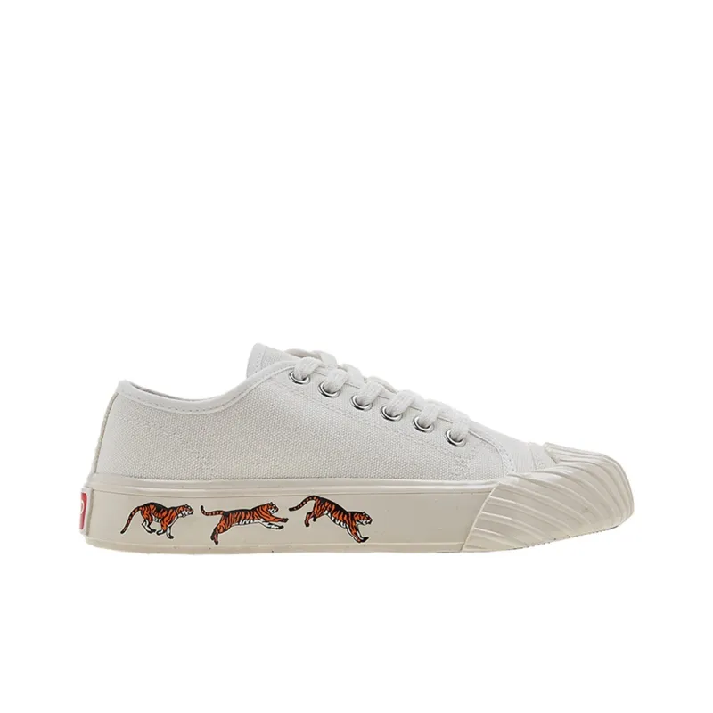 KENZO Low Top Stylish Skateboarding Shoes Women's White-1