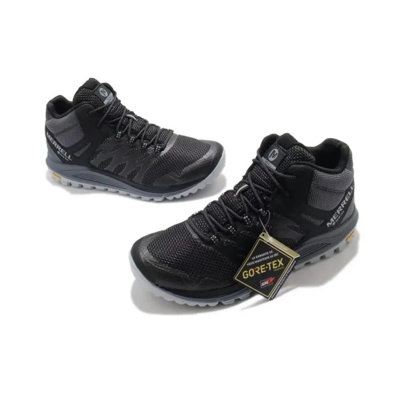 MERRELL Nova 2 Cushioning Wear-Resistant Low-Top Outdoor Shoes Men's Gray Blue-3