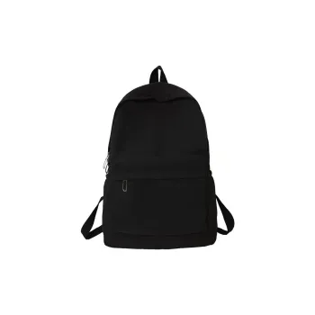 Techson Nylon Backpack Large Size Unisex Black/White/Blue