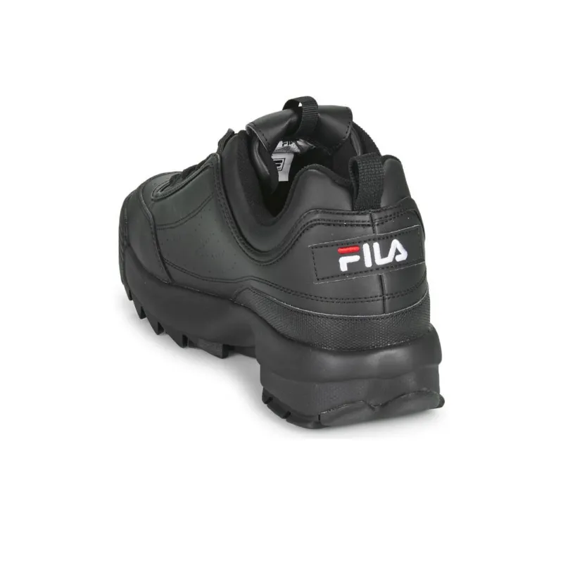 FILA Disruptor Anti Slip Wear Resistant Low Top Casual Shoes Men's Black-9