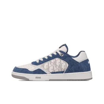DIOR B27 Low White Blue Denim