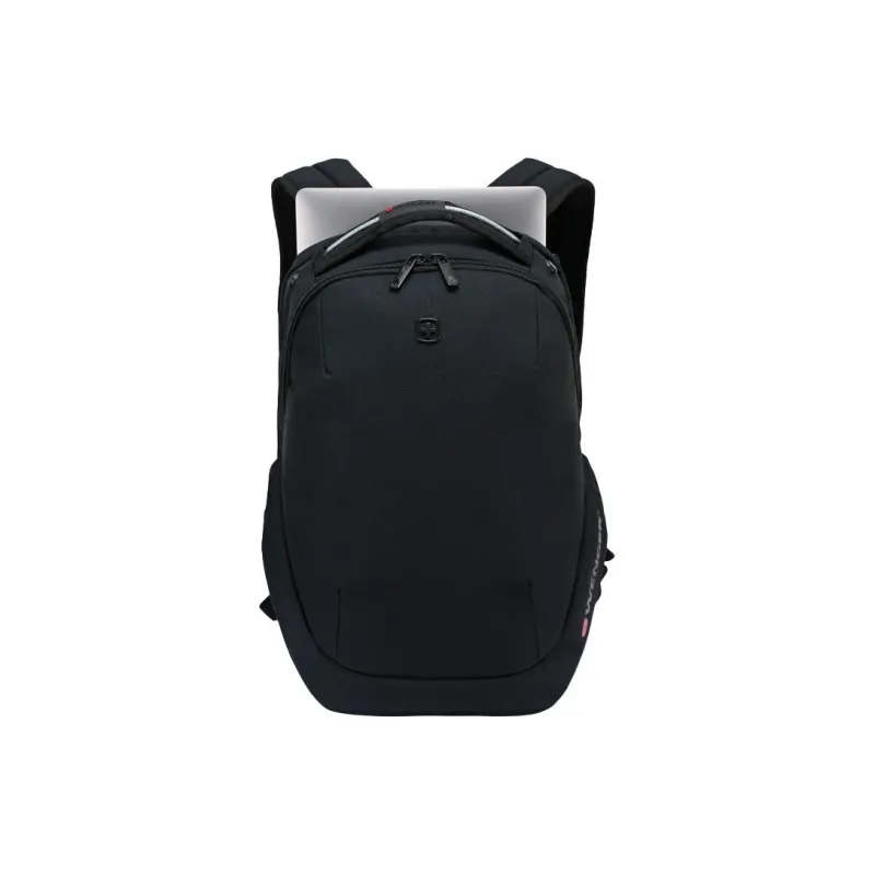 Wenger Fabric Backpack Large Size Unisex Black-3