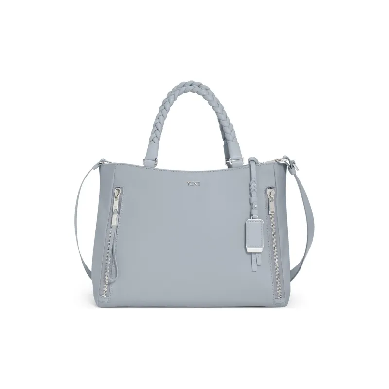 TUMI Voyageur Nylon Tote Bag Shopping Bag Shoulder Bag Crossbody Bag Handbag Medium Size Women's Blue-0
