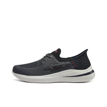 Skechers Hands Free Slip Ins Cushioning Anti Slip And Wear Resistant Low Top Casual Shoes Men's Black