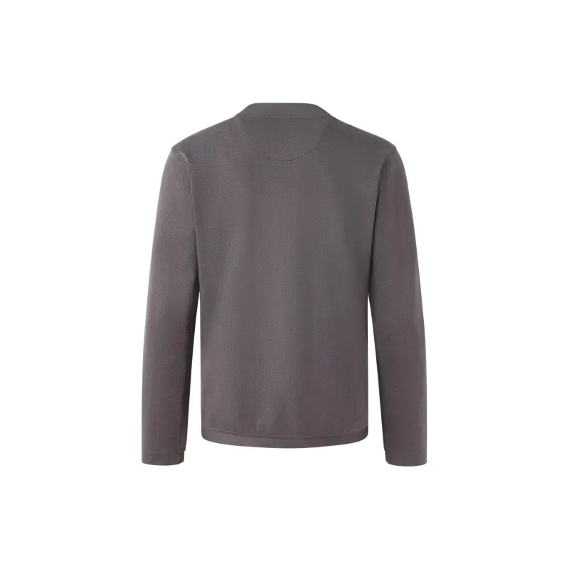 Adidas Business Casual Knit Cardigan Jackets Coats Men's Charcoal Gray-1