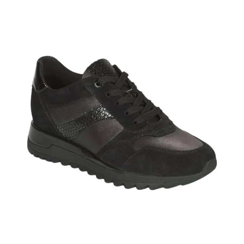 GEOX Low Top Casual Shoes Women's Black-3