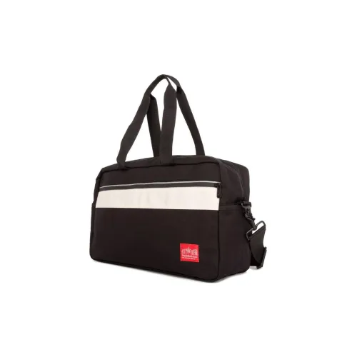 Manhattan Portage Handbags Black With Ivy Green Accents