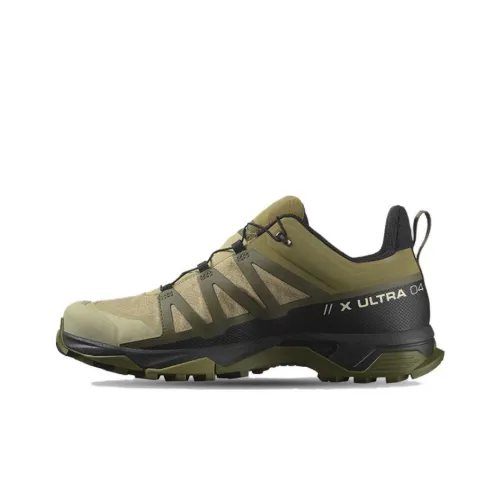 SALOMON X Ultra 4 Outdoor Shoes Men Low-Top Green