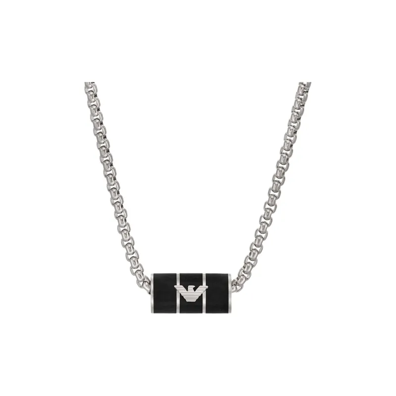 EMPORIO ARMANI Stainless Steel Necklaces Men's Silver-0