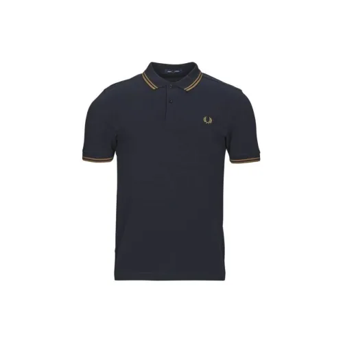 FRED PERRY Polo Shirts Men Blue