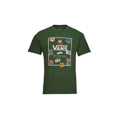 Vans Print Box T-Shirts Men Green