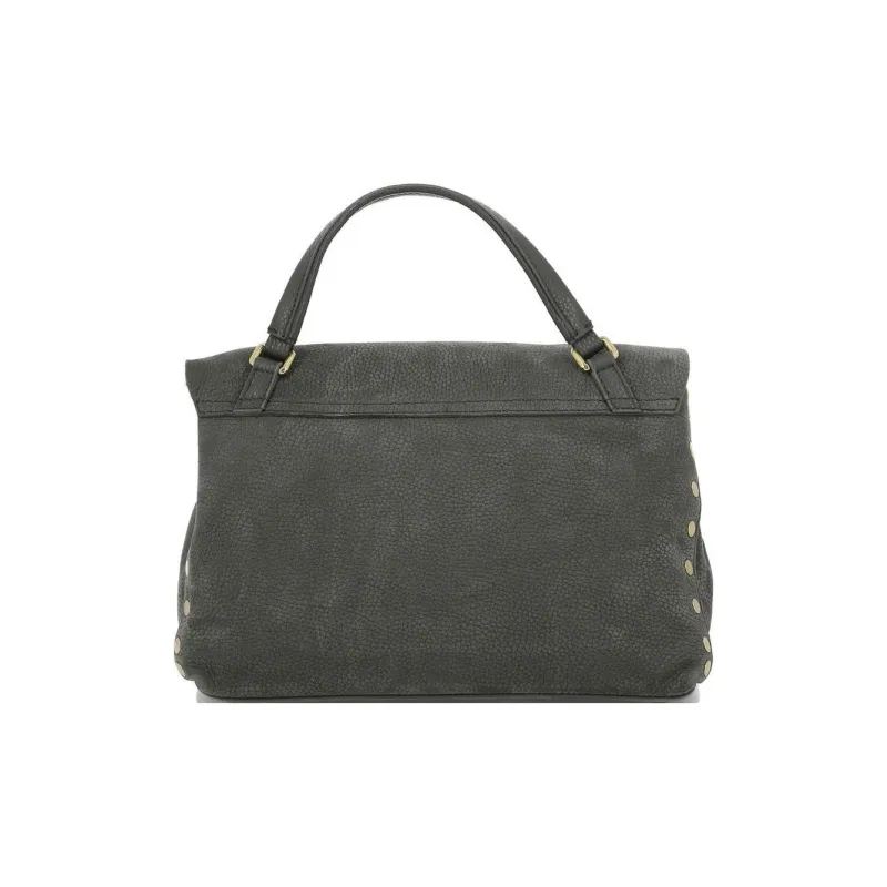 Zanellato Leather Crossbody Handbag Women's Gray-2
