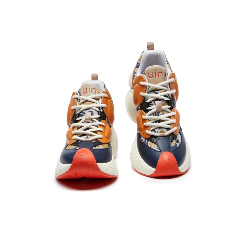 U.IN Painted Travel Shoes Bilbao A1 & A2 Artistic Collection Chunky Sneakers Women's-18