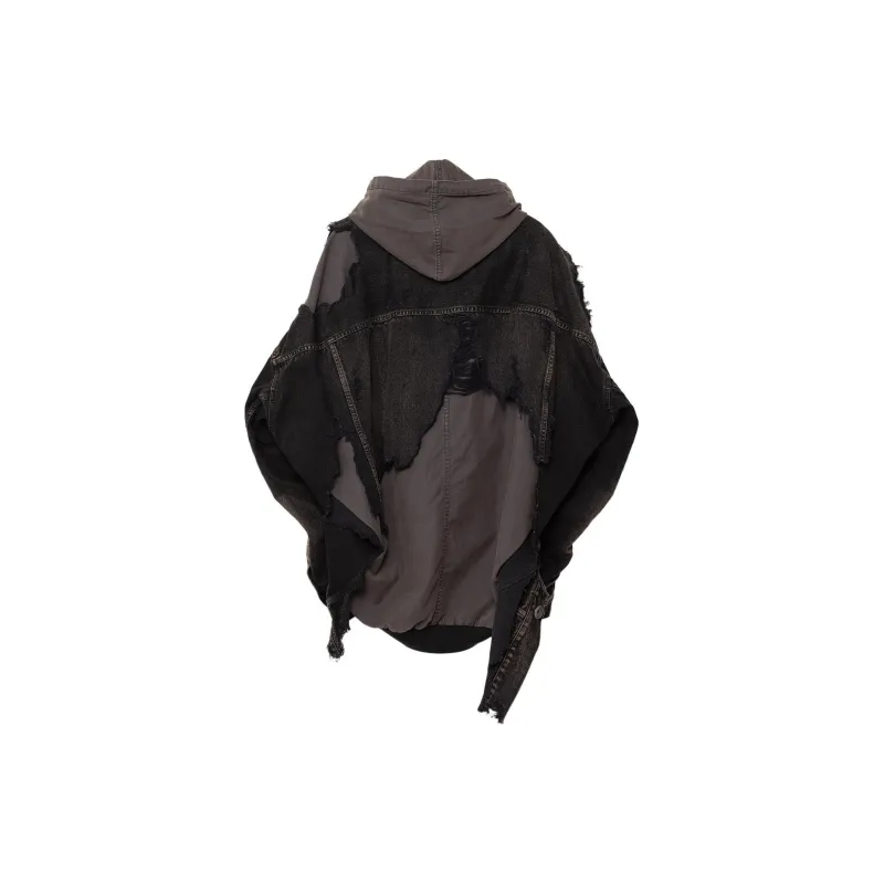 Maison Mihara Yasuhiro Layered Denim Hooded Jacket-1