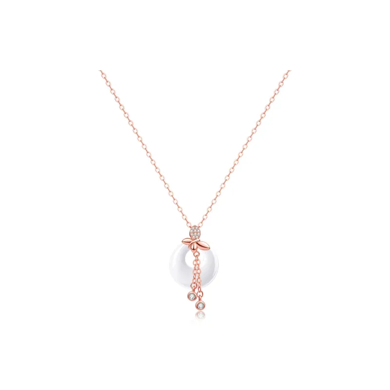 Far Mountain Joe Chalcedony Necklaces Unisex-0