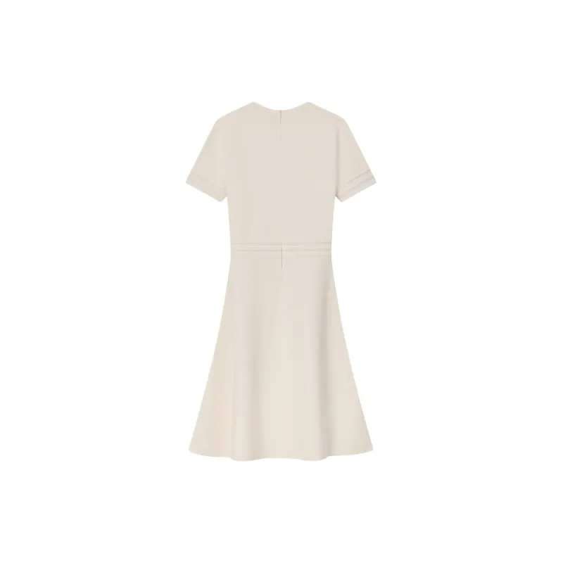 MICHAEL KORS Short Sleeved Dress Women's White-1