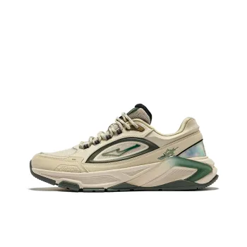 Erke Sky Emperor 1.0 Wear Resistant Coverage Low Top Casual Shoes Men's Warm Linen Pine Frost Green
