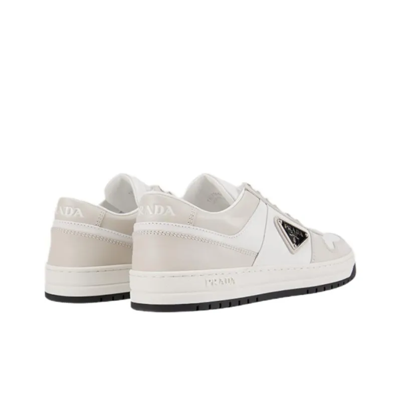 PRADA Prada Downtown Low Top Skateboard Shoes Women's Gray White-3