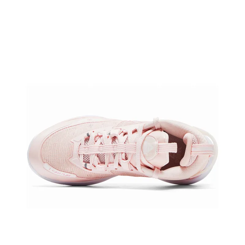 PEAK Lightweight Spirit 1.0 Basketball Shoes Women's Low Top Lemon Pink-3