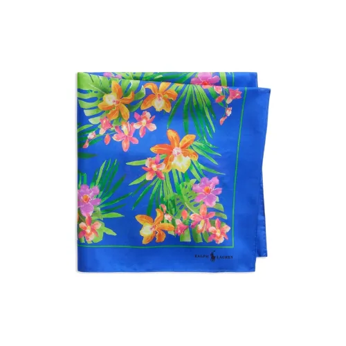 Polo Ralph Lauren Floral-print Mulberry Silk Scarf