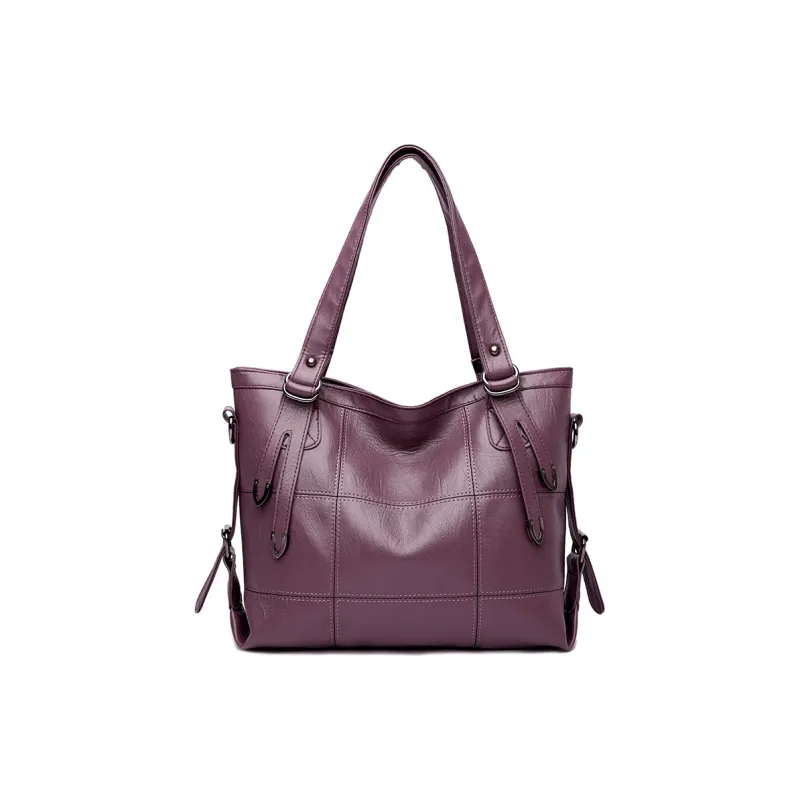 ALOENEY PU Tote Bag, Shopping Bag, Portable Crossbody Bag, Shoulder Bag Women's-6