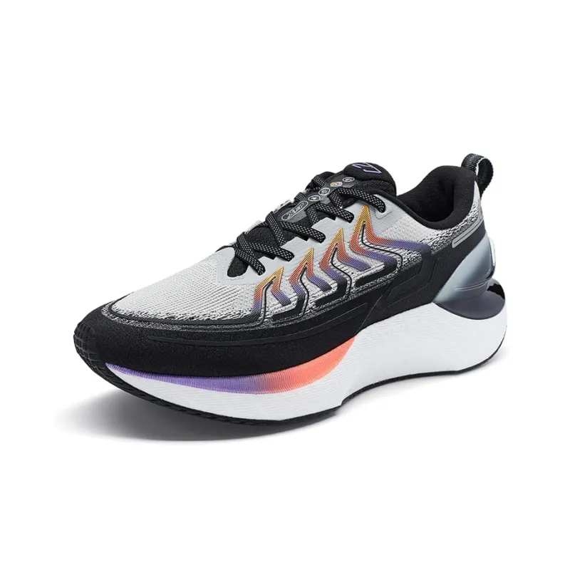 XTEP Wind And Fire 27 Generations Durable Breathable Low-Top Running Shoes Men's Moonstone Gray/Black-1