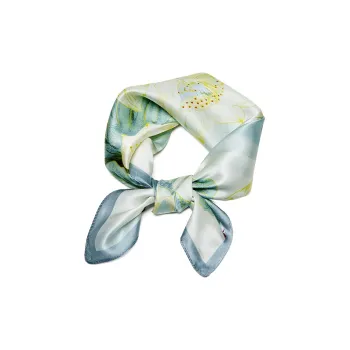 Narandu Silk Scarves Women's Mint Green