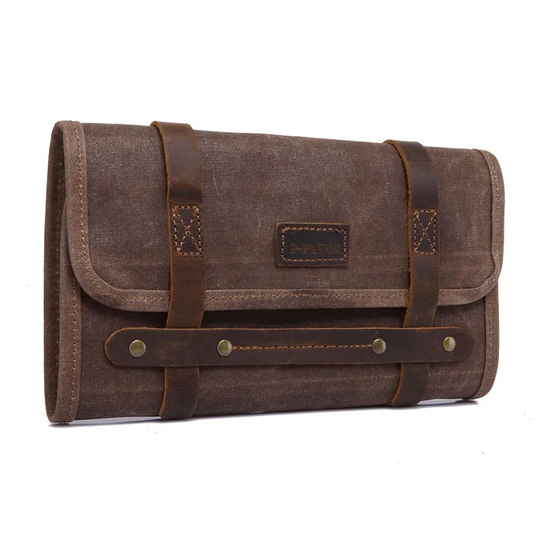 G FAVOR Canvas Canvas Bag Handheld Clutch Small Size Unisex-3