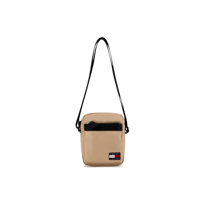 Tommy Hilfiger Polyester Crossbody Bag Medium Size Men's Khaki-0