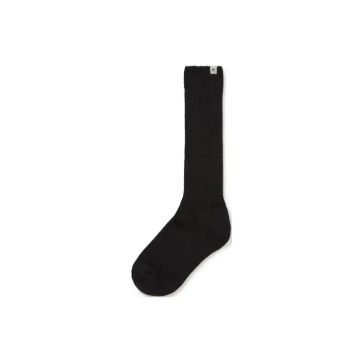 Snow Peak Knee-High Socks Unisex 1 Pack Black-2