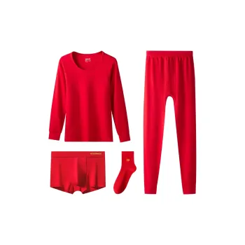 H-YXIANG Thermal Set Men's China Red