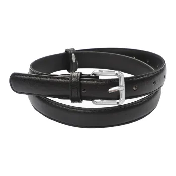 NIUMJ Korean Style Fashion Genuine Leather Minimalist Style Waist Cinching Design Leather Belts Women's Width 2CM