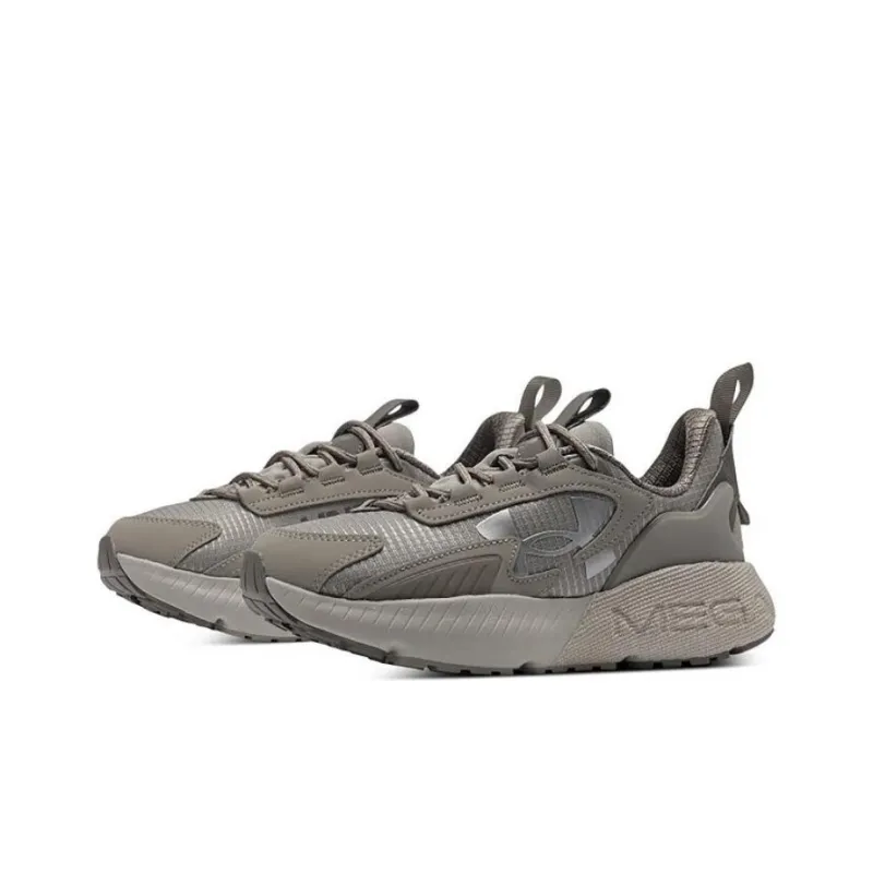 Under Armour HOVR Mega 2 Cushioned Wear-Resistant Breathable Rebound Low-Top Running Shoes Unisex Gray-2