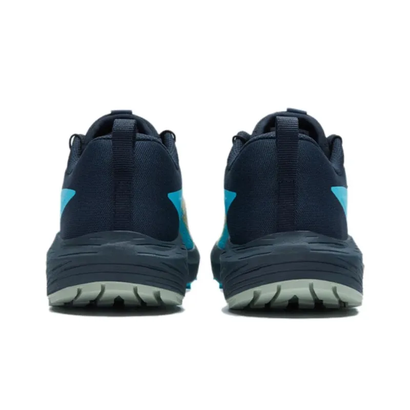 SALOMON Sense Ride 5 Slip Resistant Low Top Running Shoes Men's Beige Black Blue-2