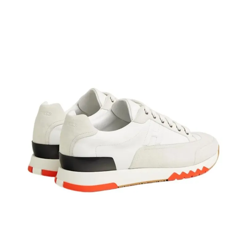 HERMES Trail Low Top Casual Shoes Men's White-2