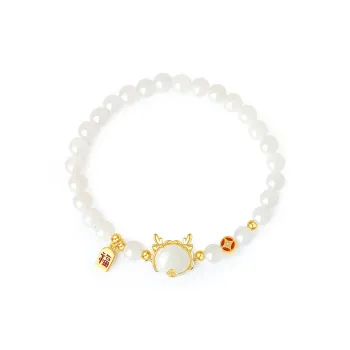 Best Wishes Chalcedony Bracelets Unisex