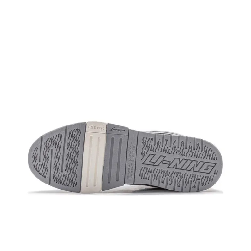 LiNing Wei Wu PRO PRO Wear Resistant Slip Resistant Lightweight Skateboard Shoes Men's Gray-3