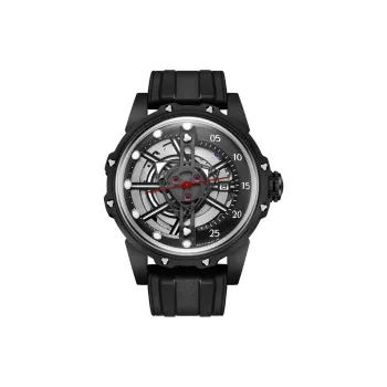 HANBORO Automatic Mechanical Movement Watch Men's Watches Black Dial HBR8857-HH