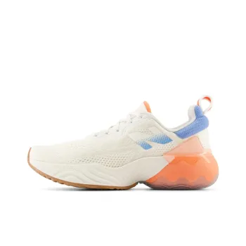 New Balance NB FuelCell Cushioning, Abrasion Resistant, Slip Resistant Low Top Running Shoes Women's White Orange